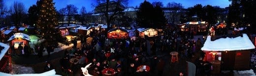 Weihnachtsdorf im Unicampus