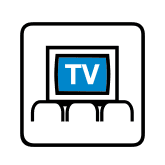 TV Raum mit SAT/Kabel TV