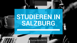 Schriftzug Studieren in Salzburg
