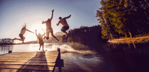Studenten springen in See